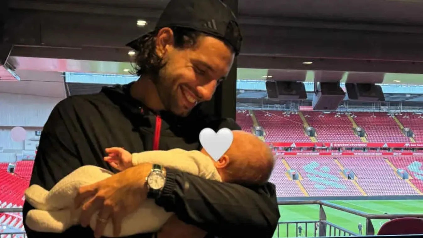 Kiakadt a cukiságmérő -  Szoboszlai karjaiban a kislányával ünnepelt