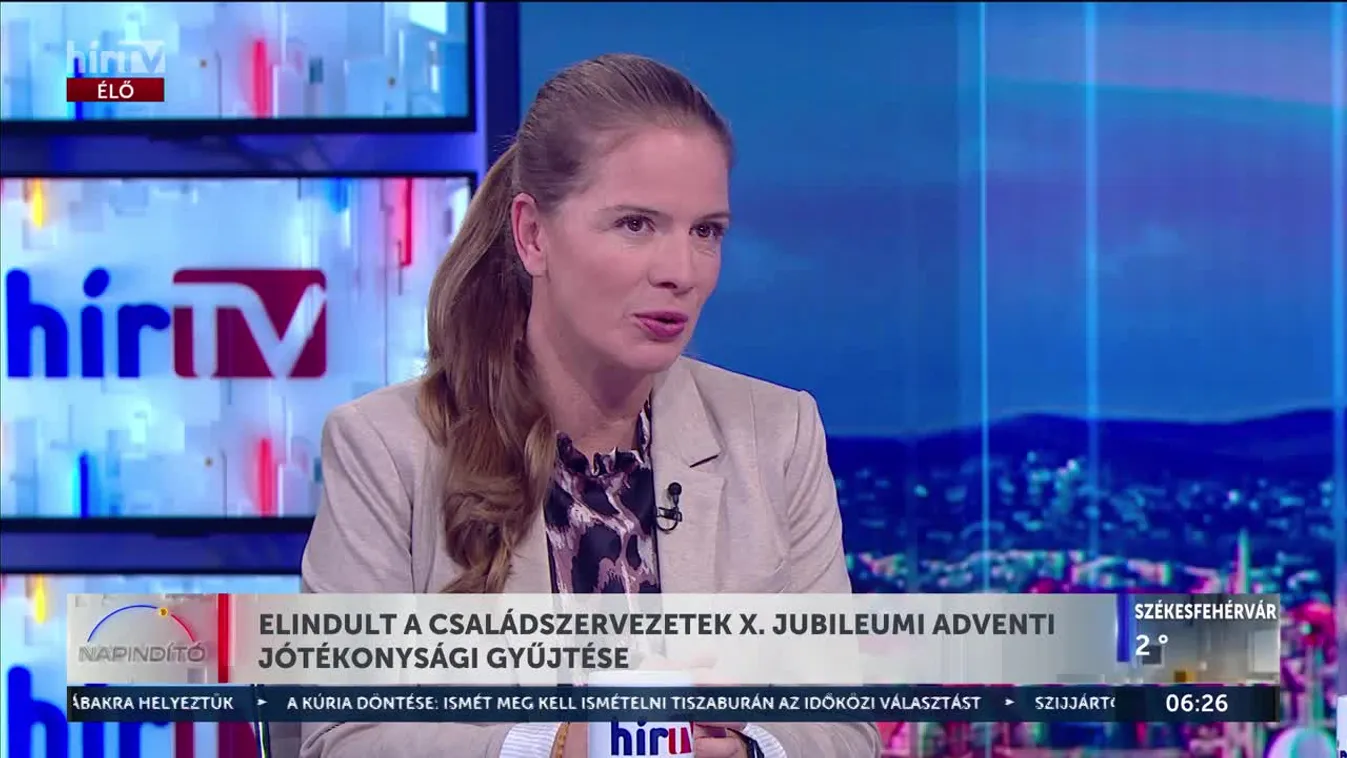 Elindult a Családszervezetek X. Jubileumi Adventi Jótékonysági Gyűjtése