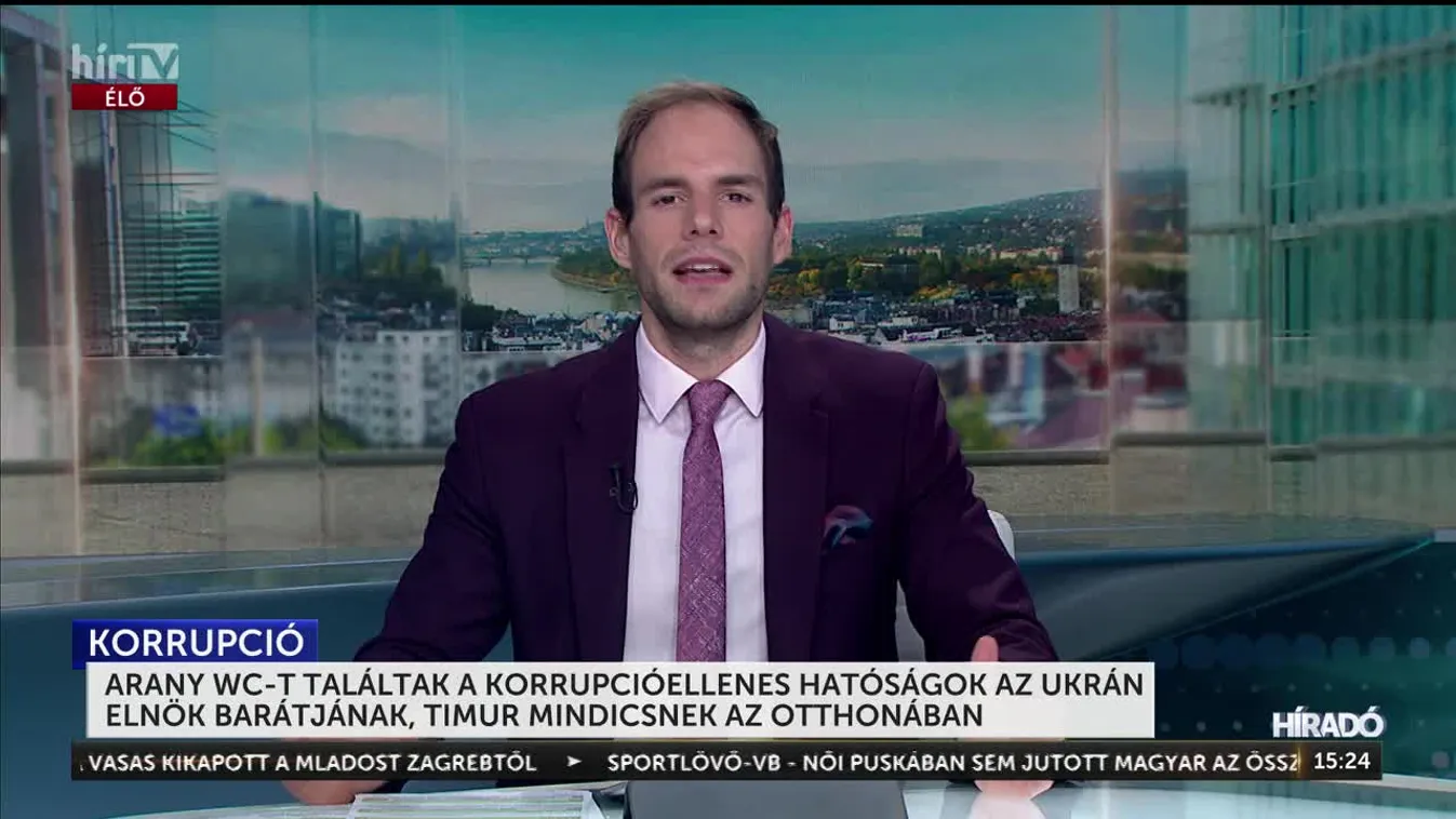 Arany wc-t találtak a korrupcióellenes hatóságok az ukrán elnök barátjának, Timur Mindicsnek az otthonában