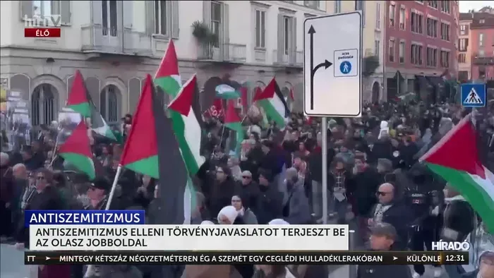 Antiszemitizmus elleni törvényjavaslatot terjeszt be az olasz jobboldal a  növekvő zsidógyűlölet miatt