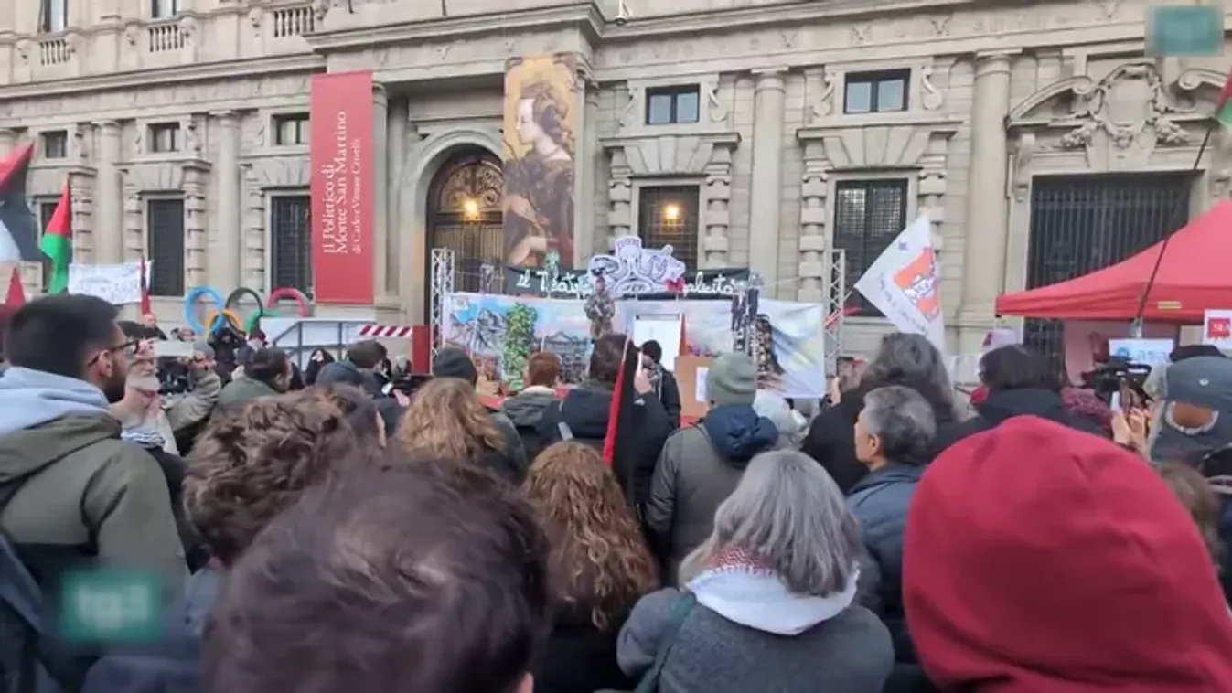 Szélsőbaloldali demonstrálók zavarták meg a milánói Scala évadnyitóját