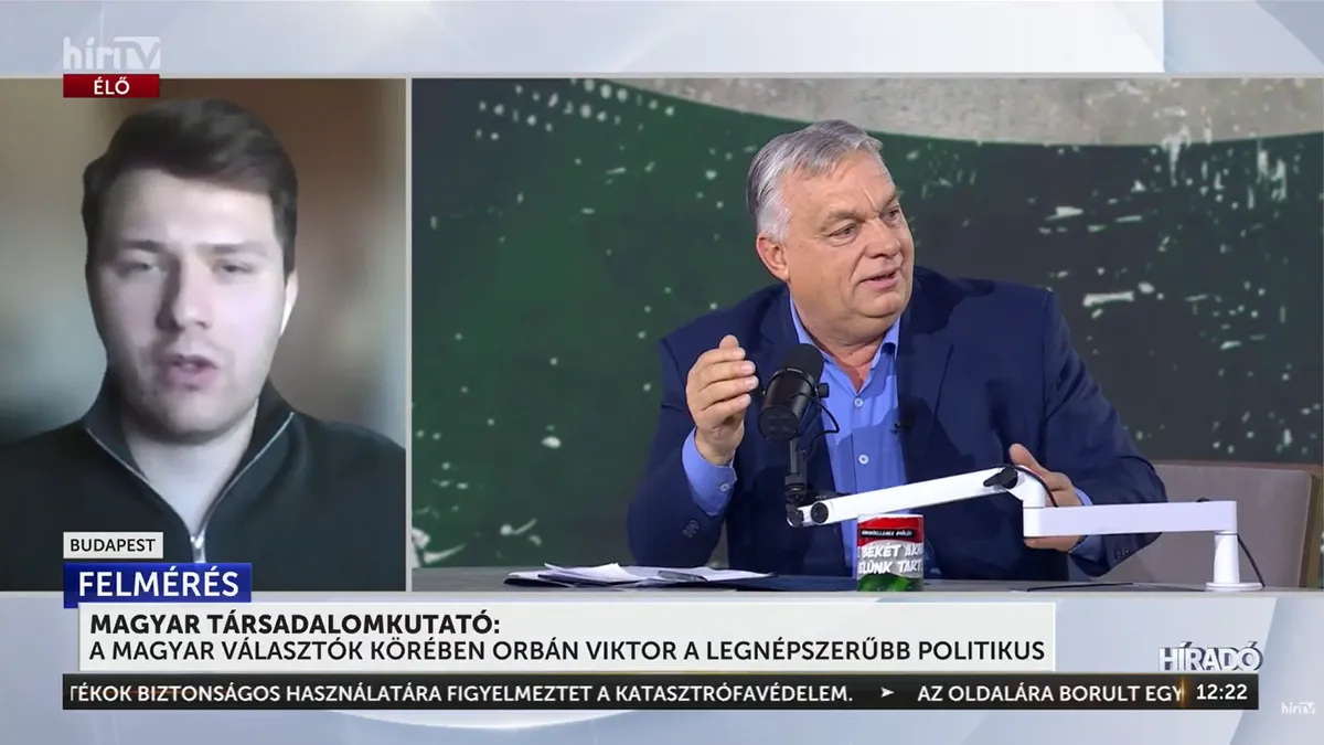 Magyar Társadalomkutató: A választók körében továbbra is Orbán Viktor a legnépszerűbb politikus