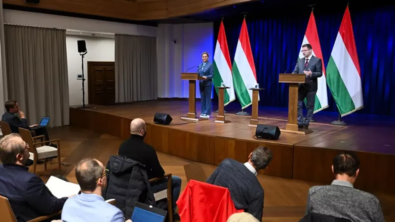 Kormányinfó Vitályos Eszterrel és Gulyás Gergellyel