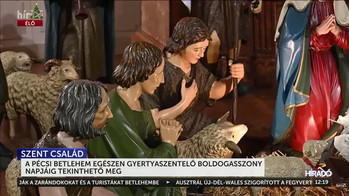 Pécsi csoda: Embernagyságú betlehem