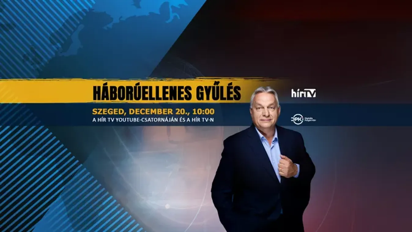 Hatalmas tömeget várnak: a Hír TV élőben közvetít a szegedi békepárti demonstrációról