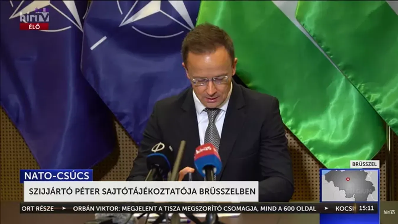 Szijjártó: Háborús őrület a NATO-ban