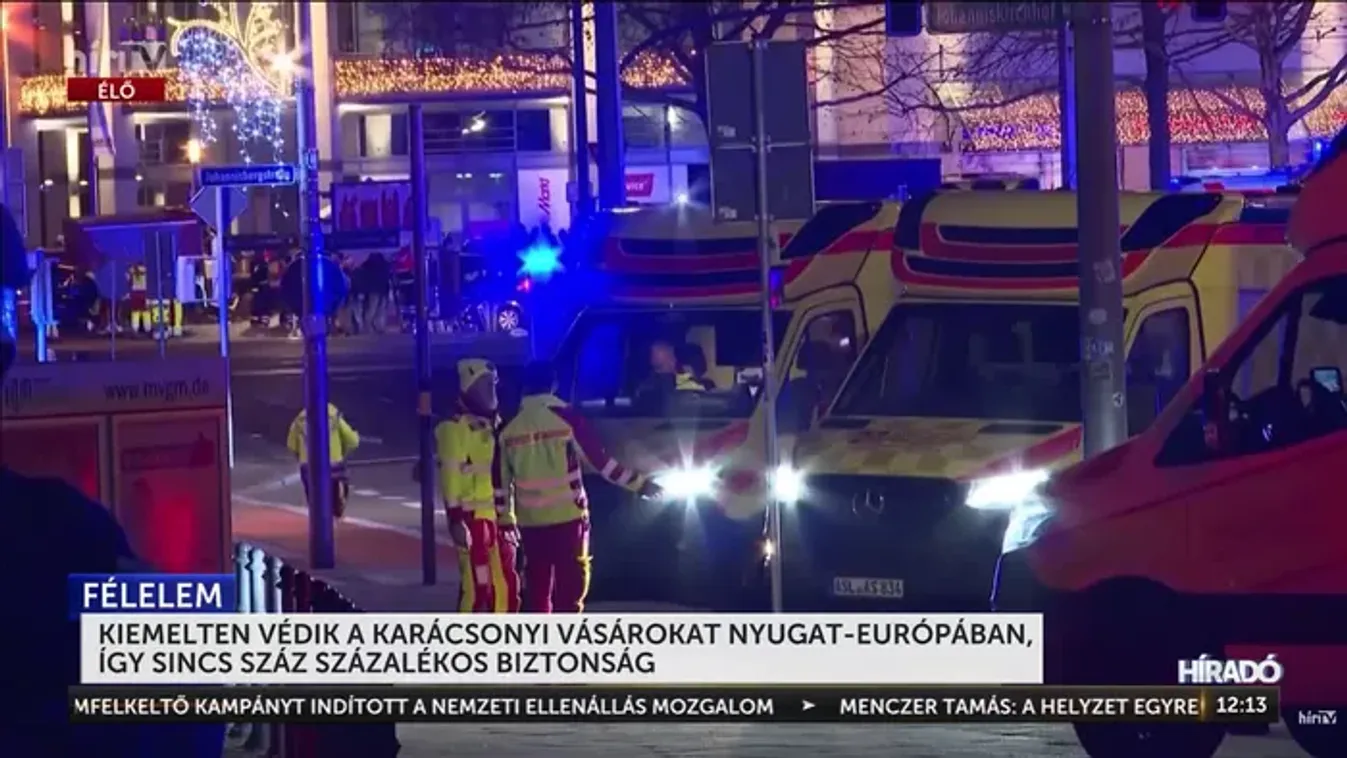 Betonbarikádok karácsonyra: amíg Nyugat-Európa retteg, Magyarország a béke szigete