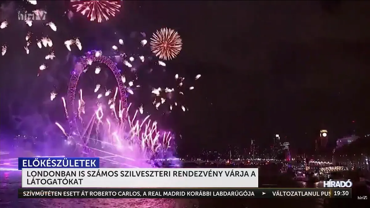 Londonban is számos szilveszteri rendezvény várja a látogatókat