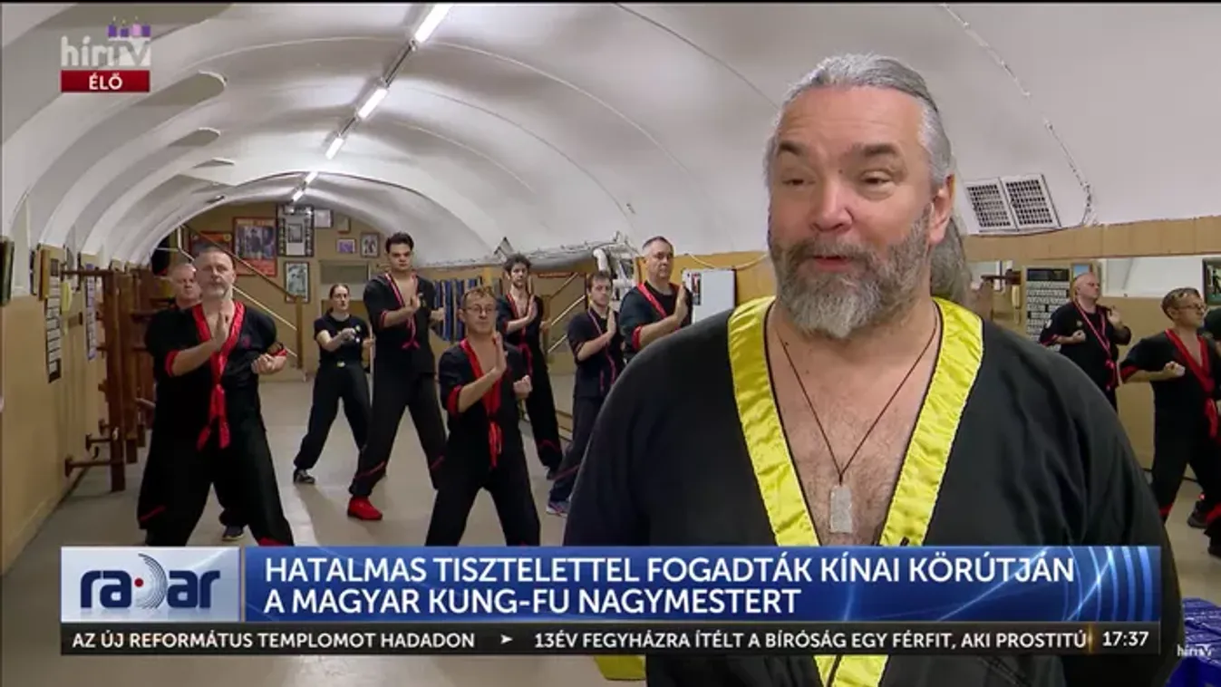 Hatalmas tisztelettel fogadták kínai körútján  a magyar kung-fu nagymestert