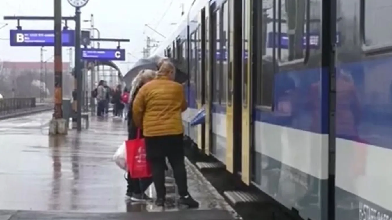Jegyellenőrt támadott meg egy külföldi utas a MÁV egyik járatán