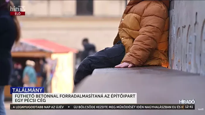 Fűthető betonnal forradalmasítaná az építőipart egy pécsi cég