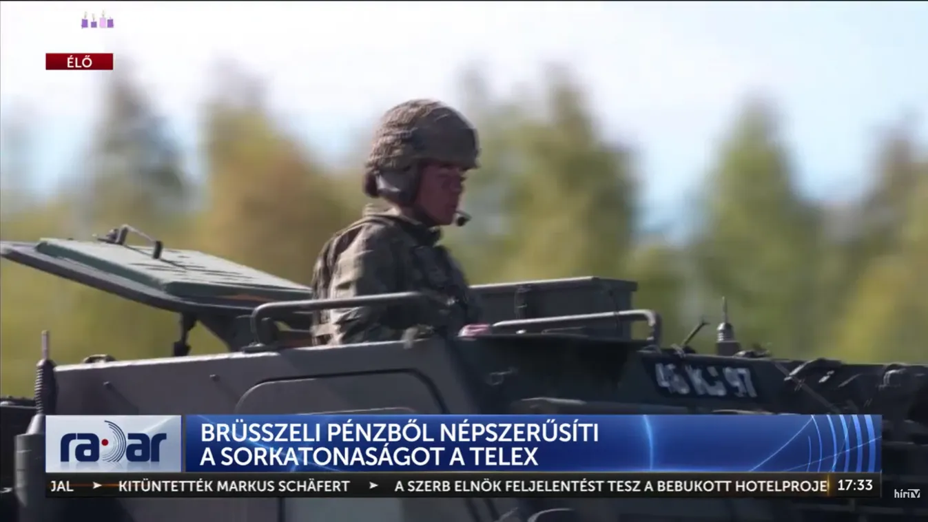 Brüsszeli pénzből népszerűsíti a sorkatonaságot a Telex