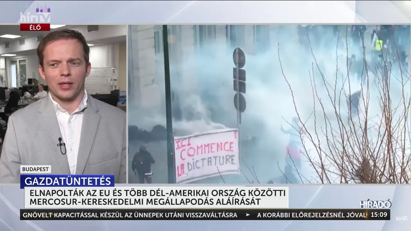 Brutális rendőri fellépés Brüsszelben: a MAGOSZ titkára szerint jogos a harag