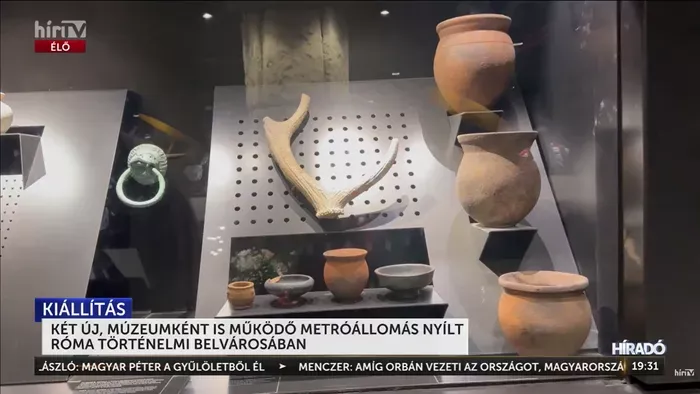 Múzeum a metróban: átadták az új állomást