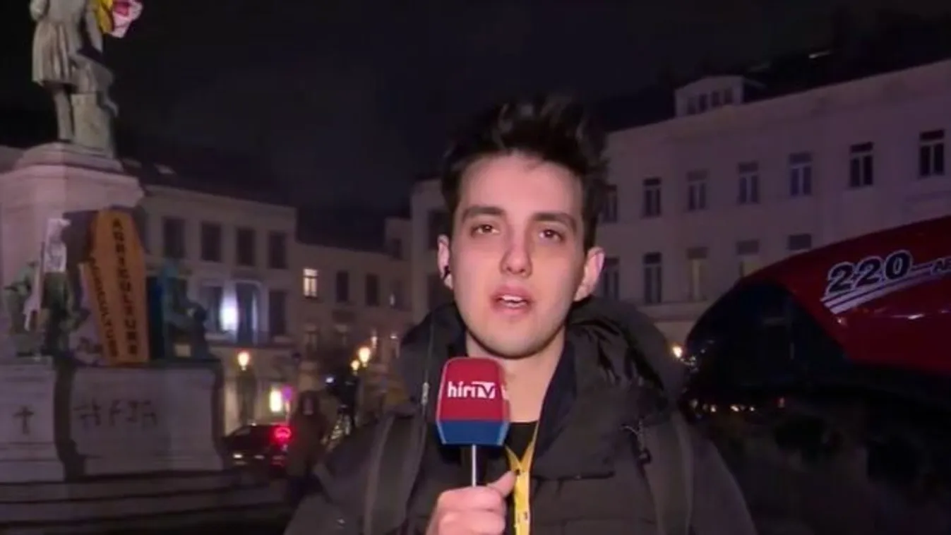 A belga rendőrök a gazdák ellen bevetett könnygázt is