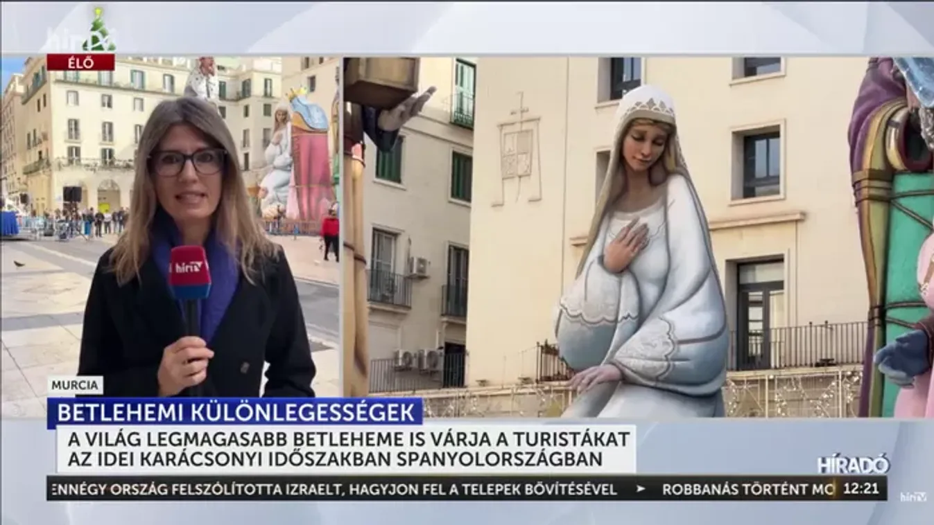 Spanyolországban építették fel a világ legmagasabb betlehemét