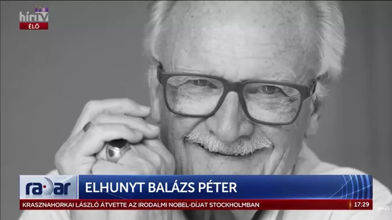 Gyászba borult a teátrum: Balázs Péter halálával egy korszak zárult le