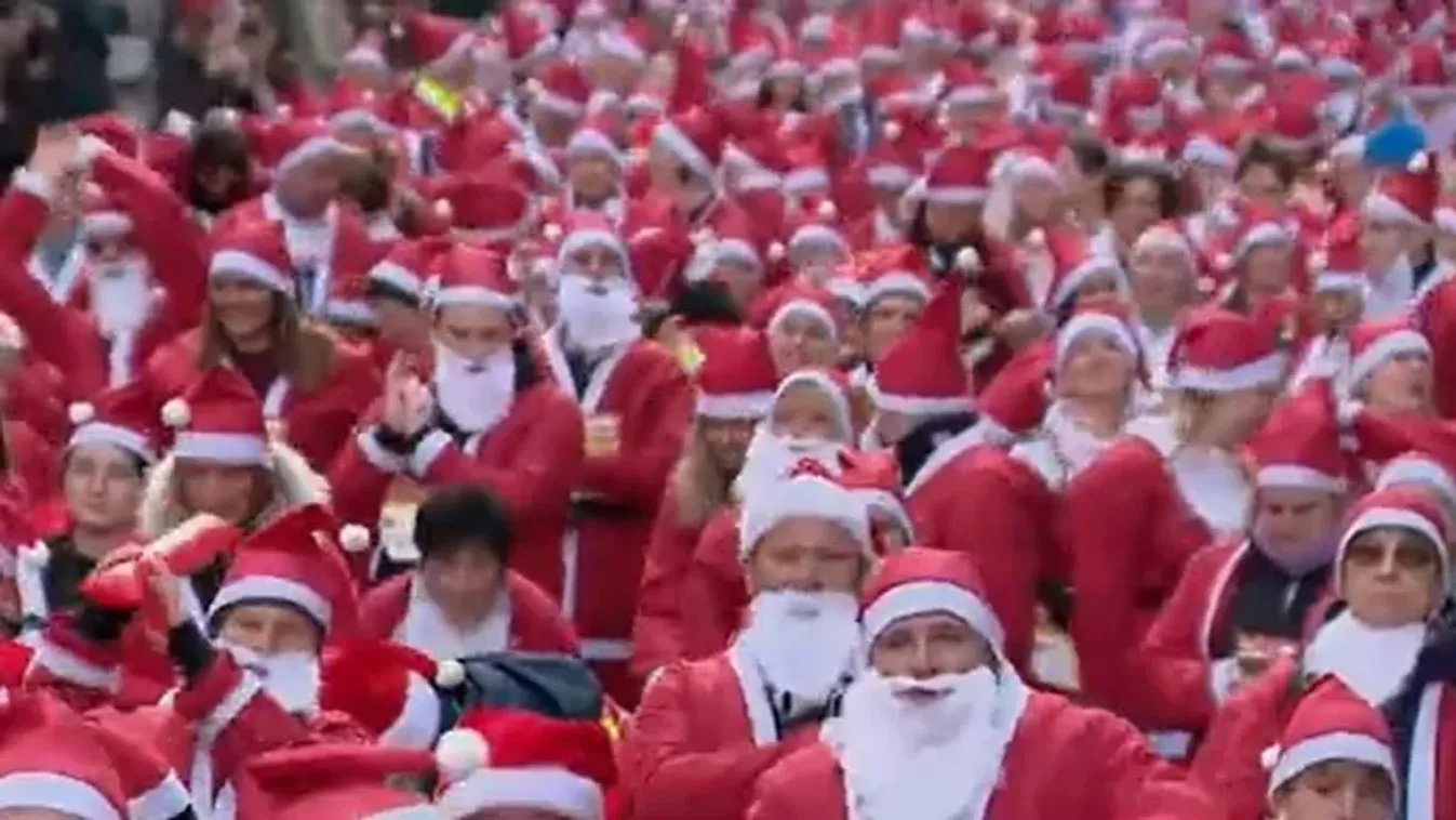 Pirosba borult Budapest belvárosa