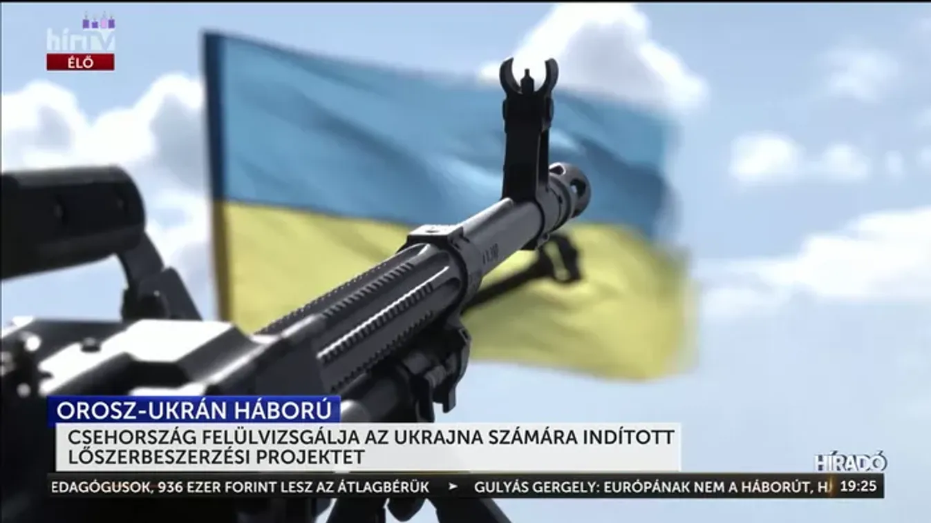 Csehorsszág felülvizsgálja az Ukrajna számára indított lőszerbeszerzési projektet