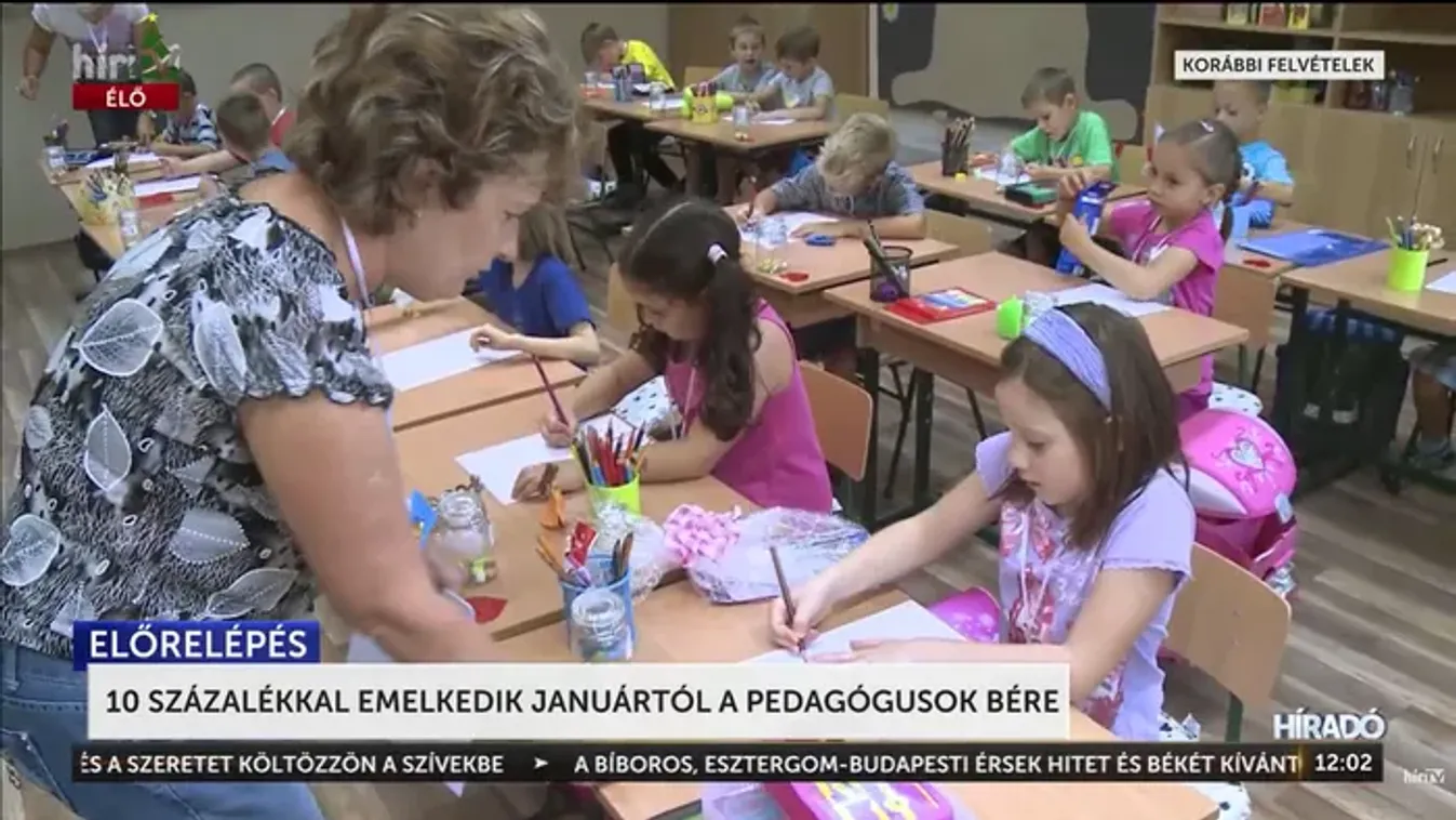 Megjelent a kormányrendelet: 936 ezer forintra nő a pedagógusok átlagbére