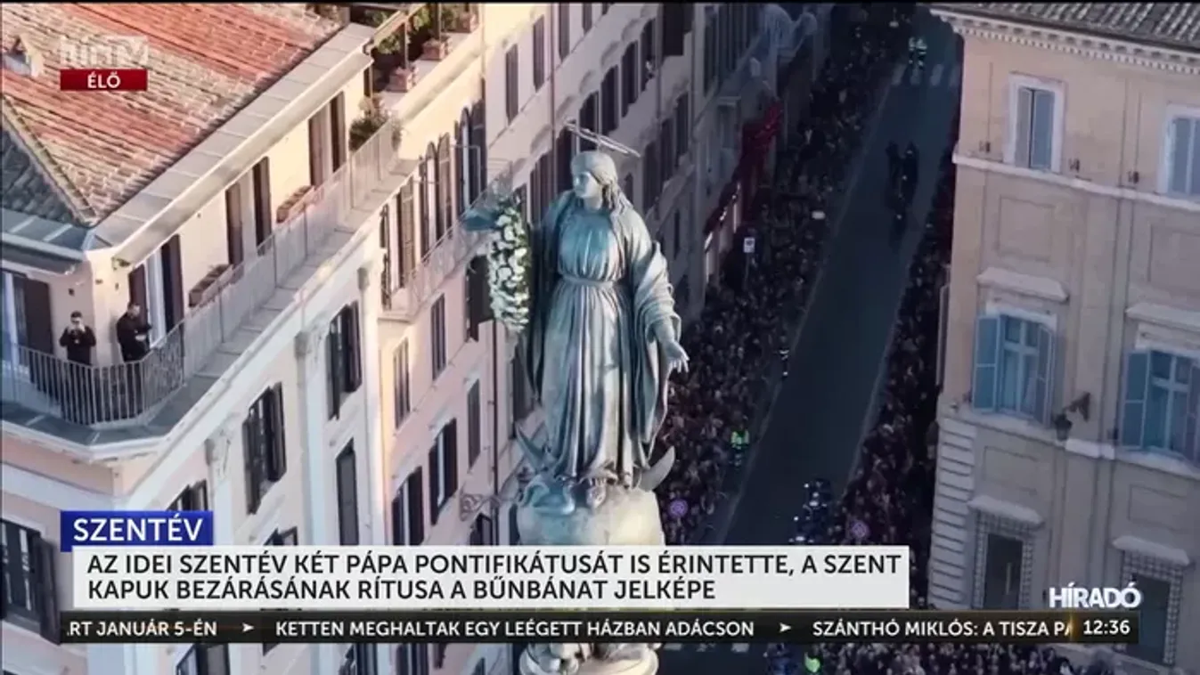 A szentév lezárására újabb zarándokhullám lepi el az Örök Várost