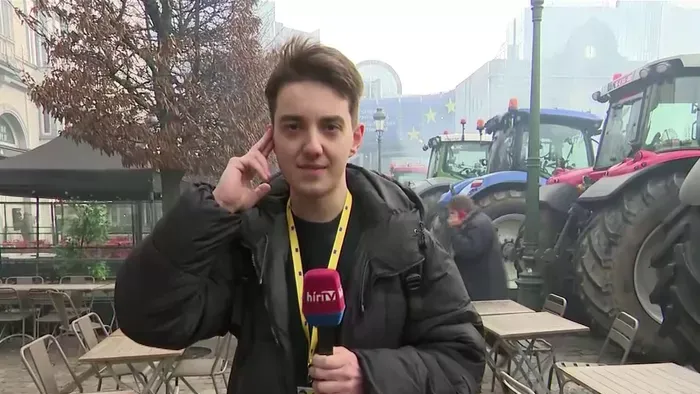 Káosz a belga fővárosban - Már könnygázt is bevetettek a gazdák ellen