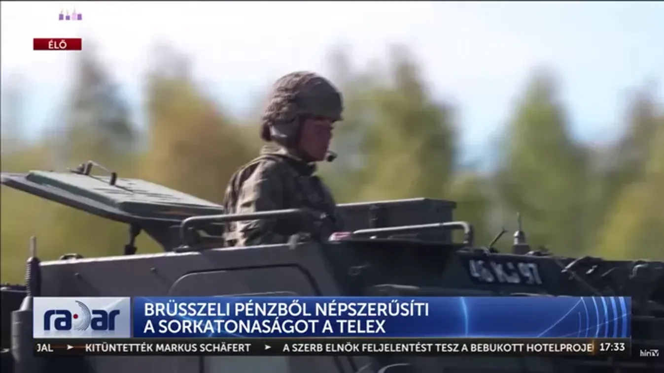 Brüsszeli pénzből népszerűsíti a sorkatonaságot a Telex