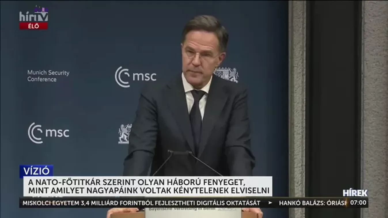 Mark Rutte teljesen megőrült: béke helyett pusztítást vizionál