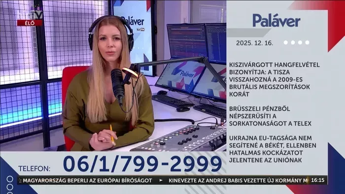 Sokadik leleplező hangfelvétel a Tiszáról