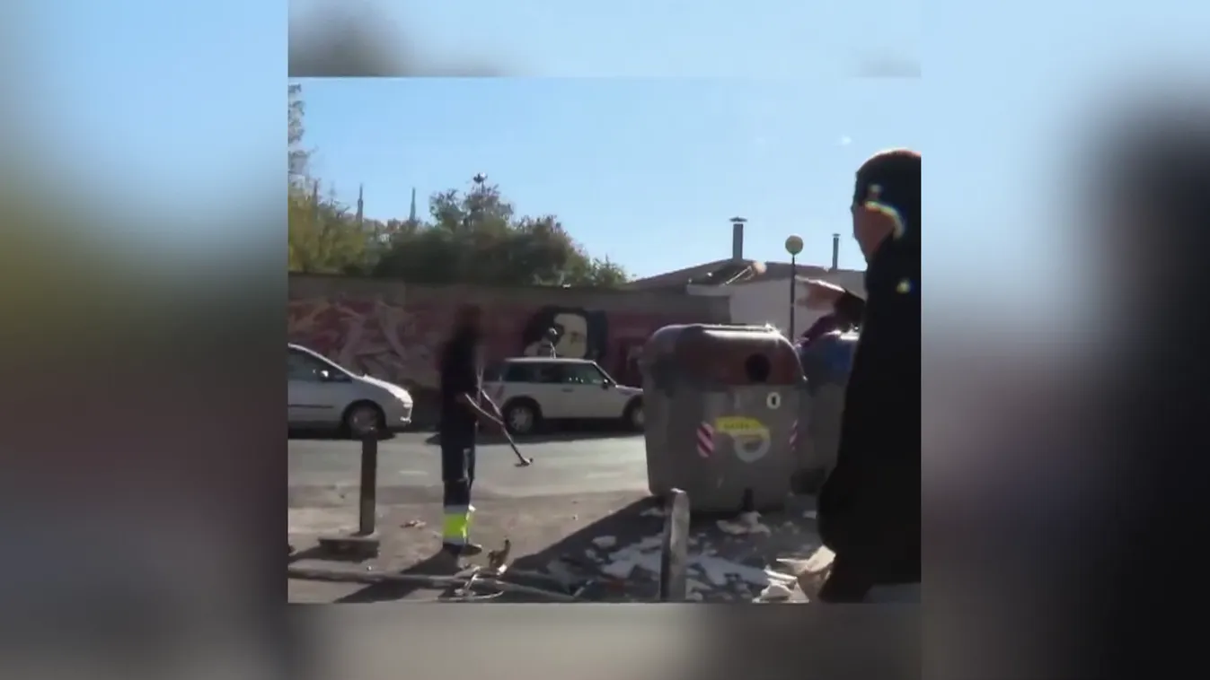 A migránsok rátámadtak egy spanyol tévéstábra