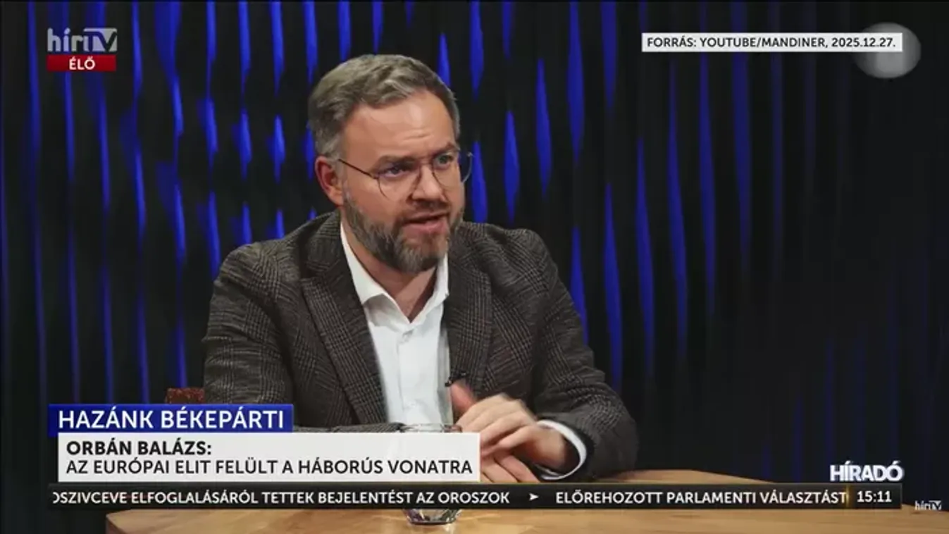 Európa öngyilkosságot követ el? Orbán Balázs kíméletlen diagnózist adott a 2025-ös évről