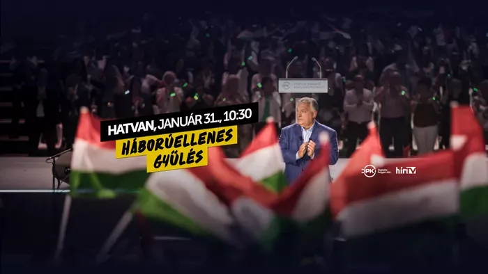DPK Háborúellenes Gyűlés: Hatvan - Élő közvetítés a Hír TV műsorán
