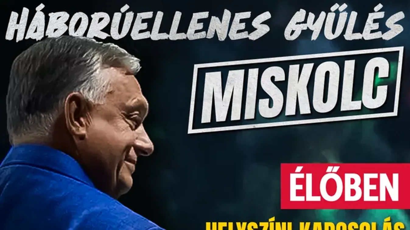 Szombaton Háborúellenes Gyűlés, ismét exkluzív tartalmakkal jelentkezik a Hír TV