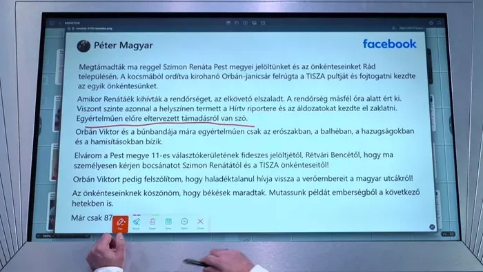 Cáfoljuk Magyar Péter vádjait a HírTV stábjának állítólagos provokációjáról