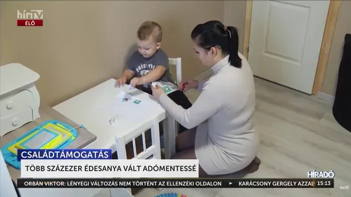 Családtámogatás: Több százezer édesanya vált adómentessé