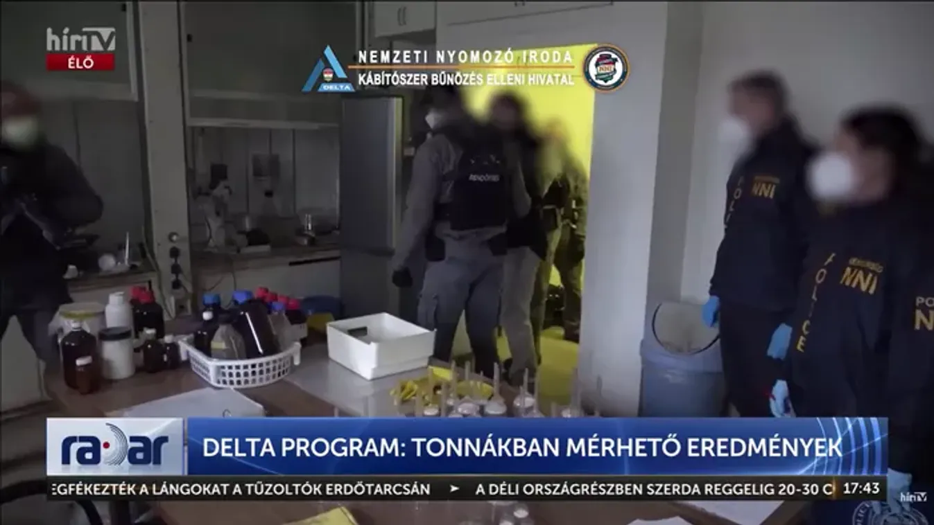 Másfél tonna lefoglalt drog és 9000 eljárás: Sikeres évet zárt a DELTA Program