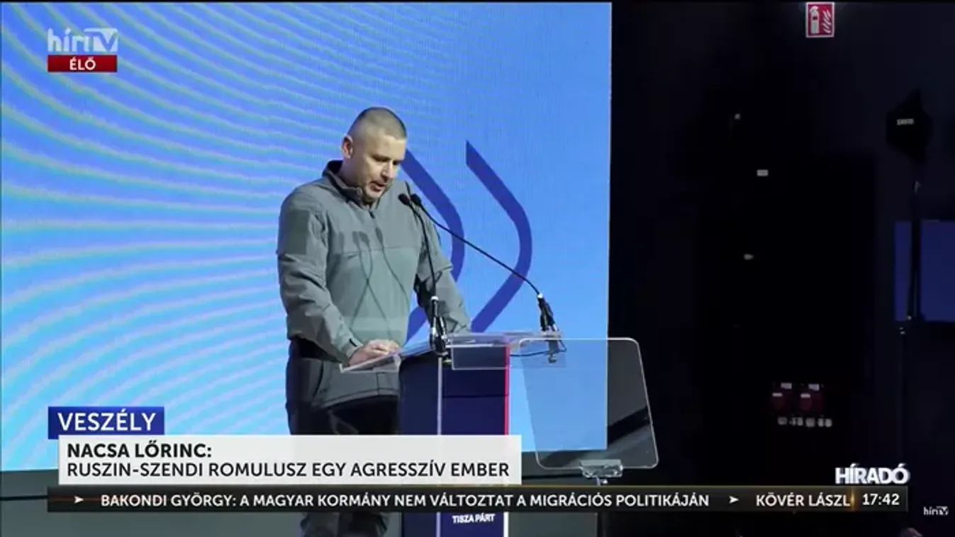 Ruszin-Szendi Romulusz egy agresszív személy