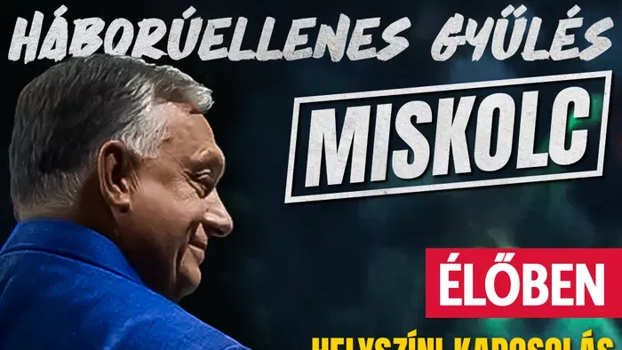 Szombaton Háborúellenes Gyűlés, ismét exkluzív tartalmakkal jelentkezik a Hír TV