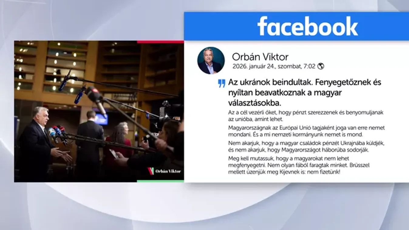 Orbán Viktor: Magyarország nemet mond a brüsszeli és kijevi próbálkozásokra