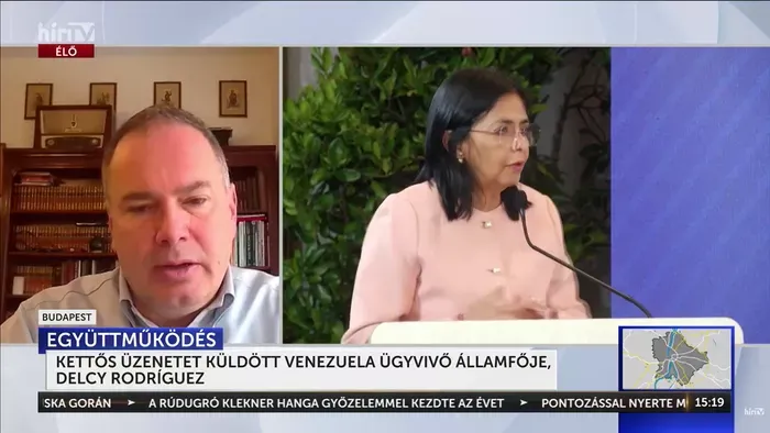 Kettős üzenetet küldött Venezuela ügyvivő államfője