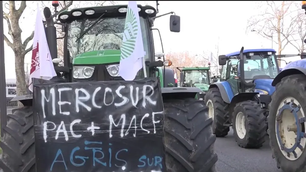 Még mindig tüntetnek a termelők a Mercosur ellen