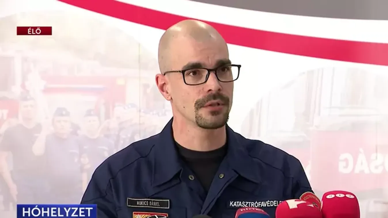 Az Operatív Törzs hóhelyzettel kapcsolatos aktuális tájékoztatója