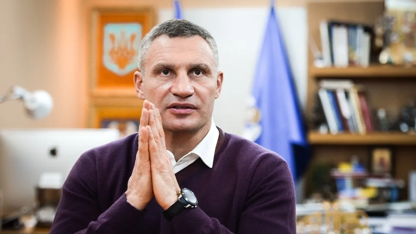 A kijevi polgármester felszólította a lakosokat, hogy nehézségekre készüljenek Kép