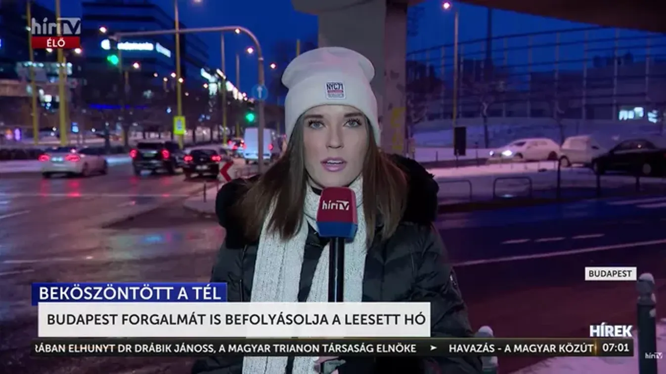 Friss hó Budapesten, friss helyzetjelentés