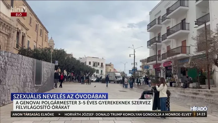Óvodásoknak tartanak szexuális nevelést Genovában