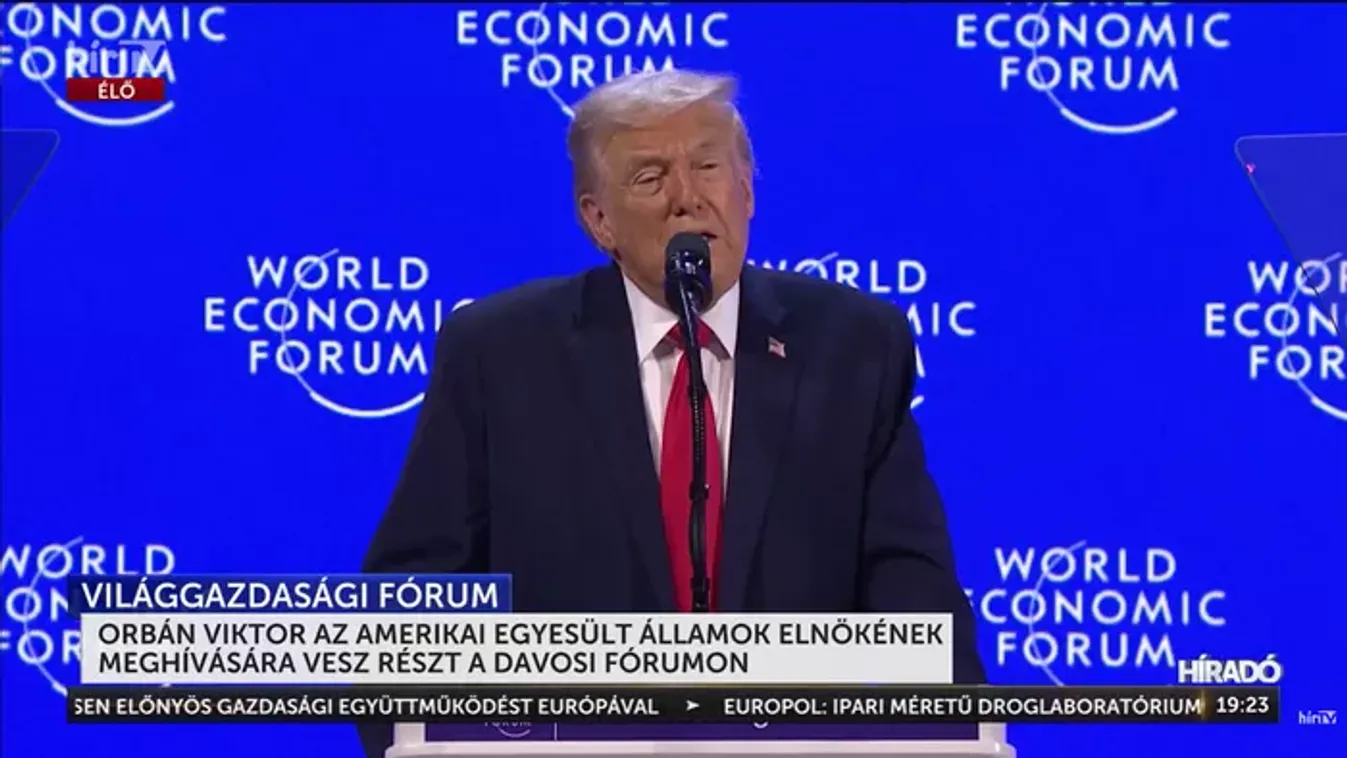 Trump és Orbán Davosban – A szövetség amely megremegteti a brüsszeli üvegpalotákat