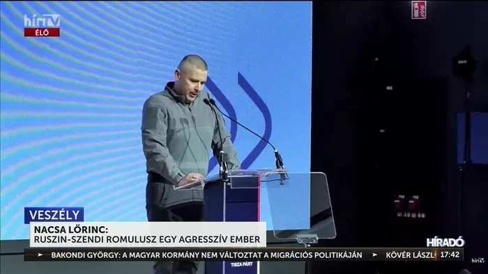 Ruszin-Szendi Romulusz egy agresszív személy