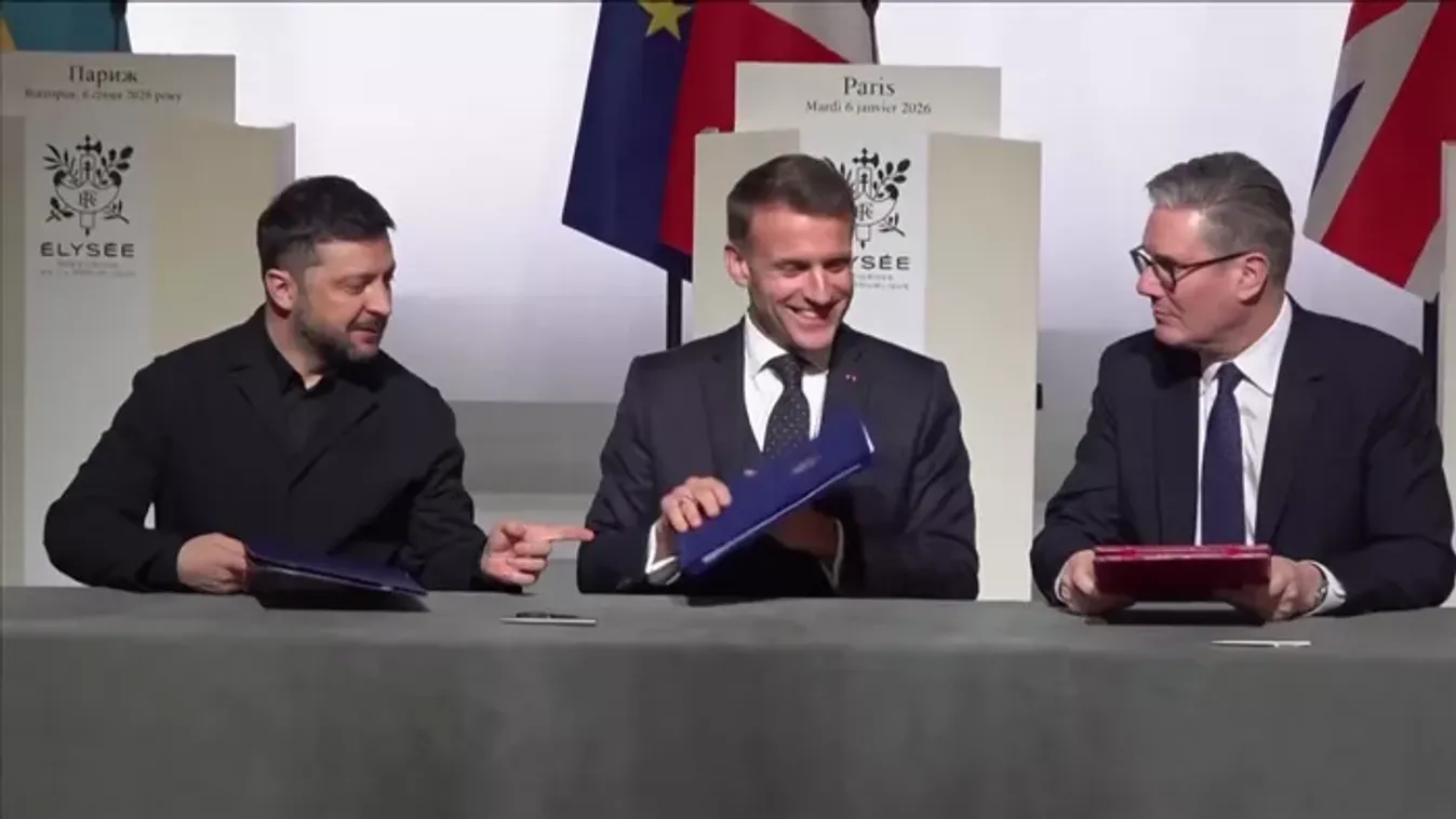 Katonák Ukrajnába telepítéséről írt alá szándéknyilatkozatot több európai vezető