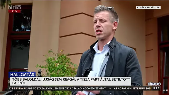 Több baloldali újság sem reagál a Tisza Párt által betiltott lapról