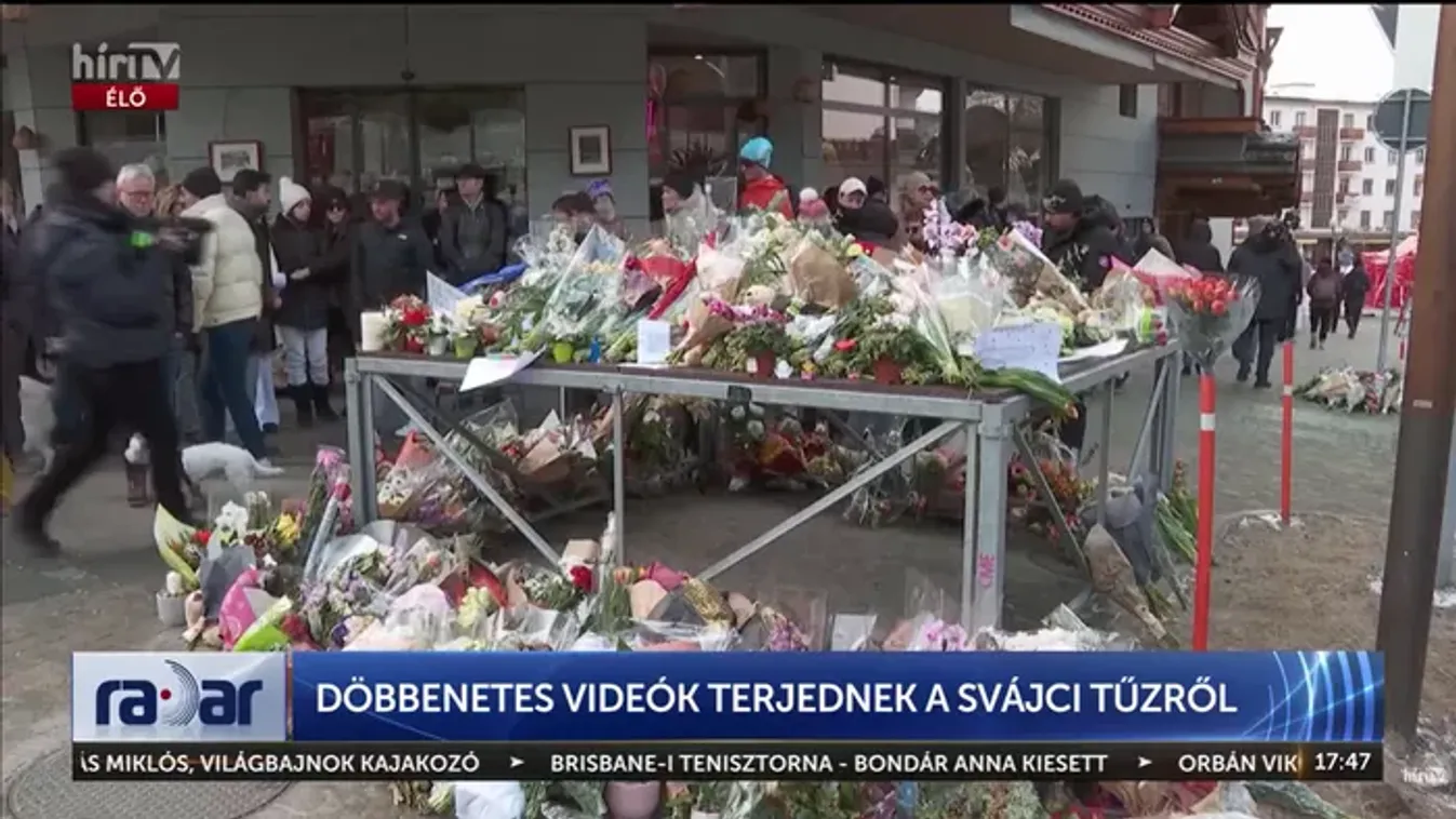 Videón a pokol: Így menekültek az emberek a lángoló bárból szilveszter éjjel